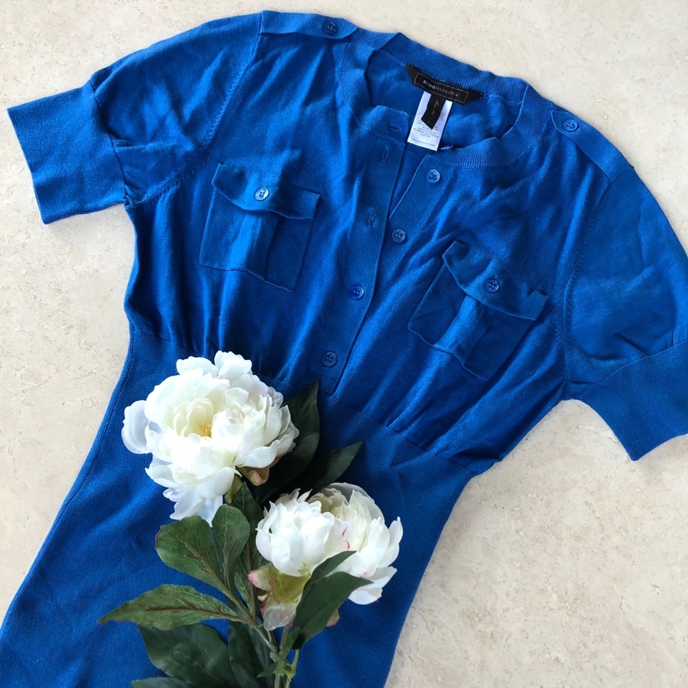 💥Make An Offer💥 BCBG Blue Military Style Blouse